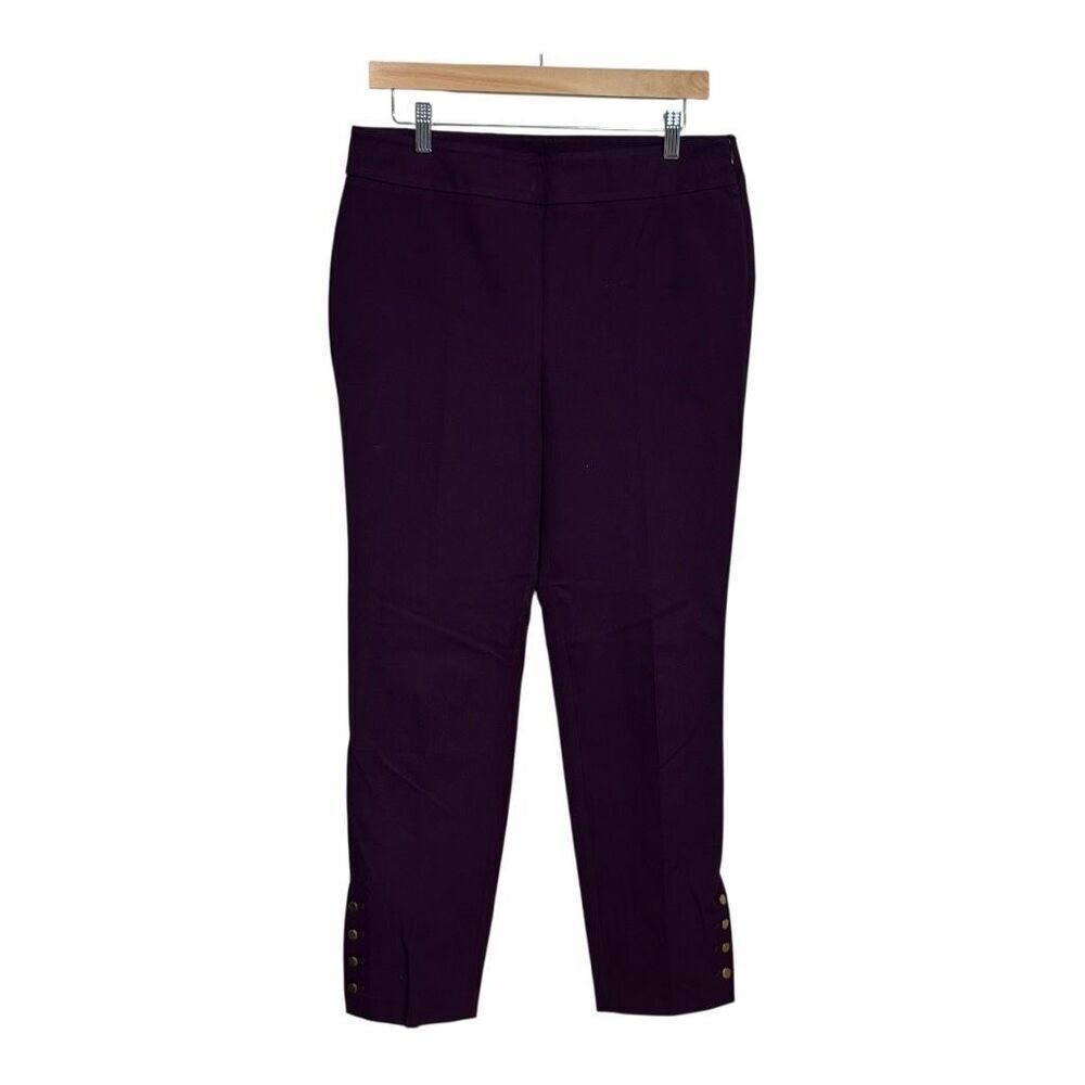 Talbots purple Chatham ankle‎ pants size 8